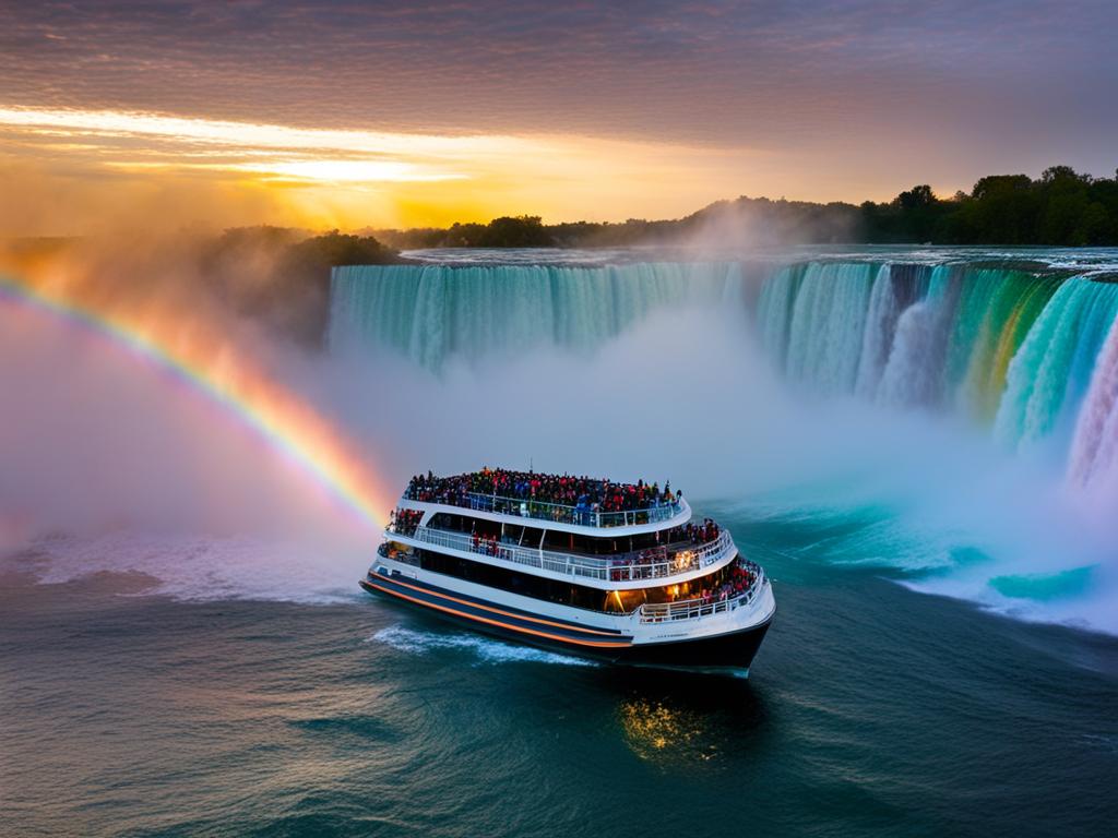 boat tour of Niagara Falls